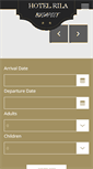 Mobile Screenshot of hotelrila.com